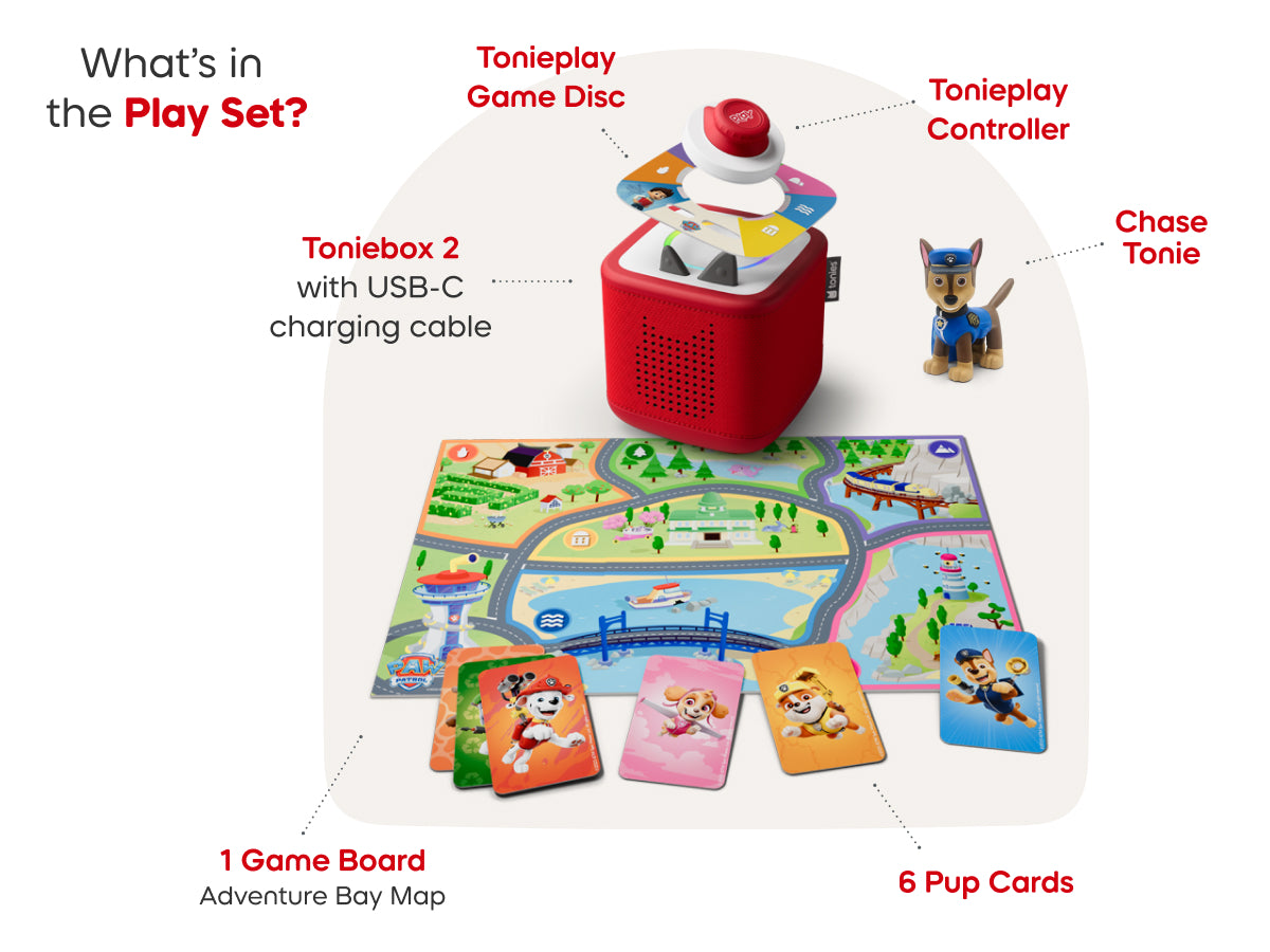 Toniebox 2 Sky Blue Play Set Paw Patrol Chase UK 