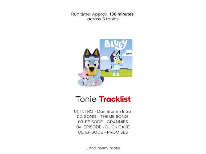 Classic Tonie Multipack Bluey - Bluey, Bingo, Muffin