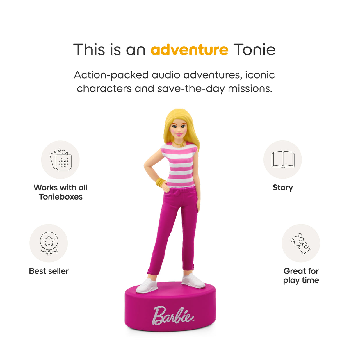 Tonies Audio Character  - Barbie: You Can Be Anything Tonie
