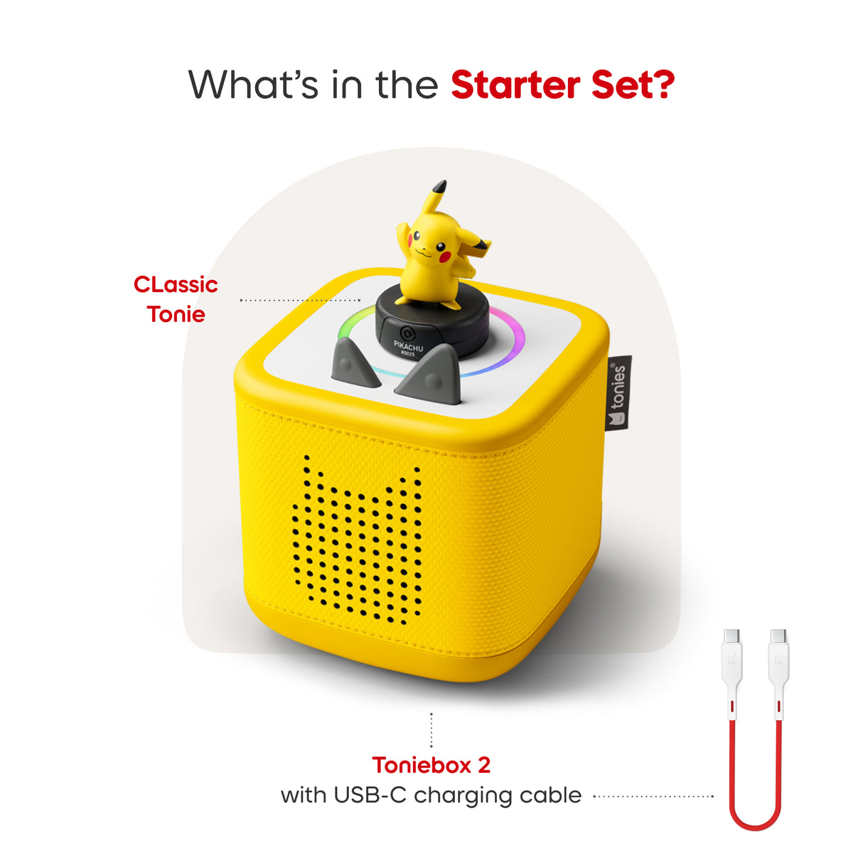 Toniebox 2 Starter Set + Pikachu Tonie - Yellow