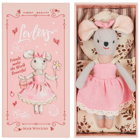 Levlovs Mouse Lili in a Box with Bedding 