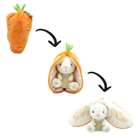 Flipetz Gadget the Bunny/Carrot 2-in-1 Soft Plush Collectable (Pre-Order due in April) - Little Whispers