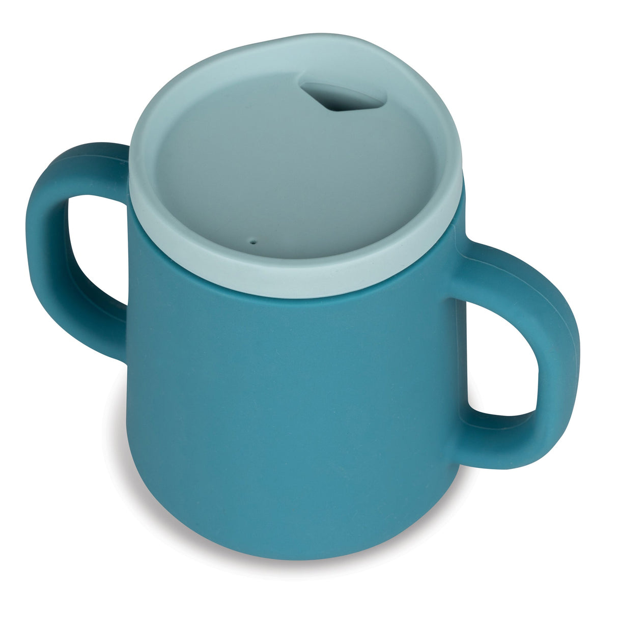 Tum Tum Silicone Blue 3 Way Trainer Cup with Straw - Little Whispers