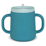Tum Tum Silicone Blue 3 Way Trainer Cup with Straw - Little Whispers