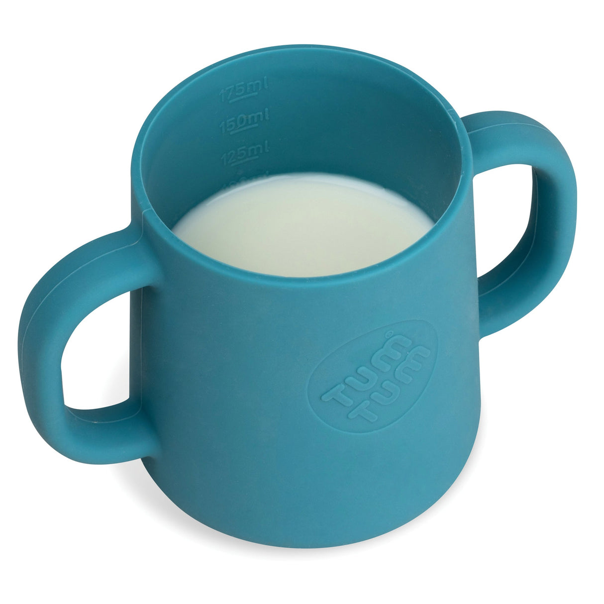 Tum Tum Silicone Blue 3 Way Trainer Cup with Straw - Little Whispers
