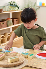 Guidecraft Branches & Leaves Stamps 18 pc set