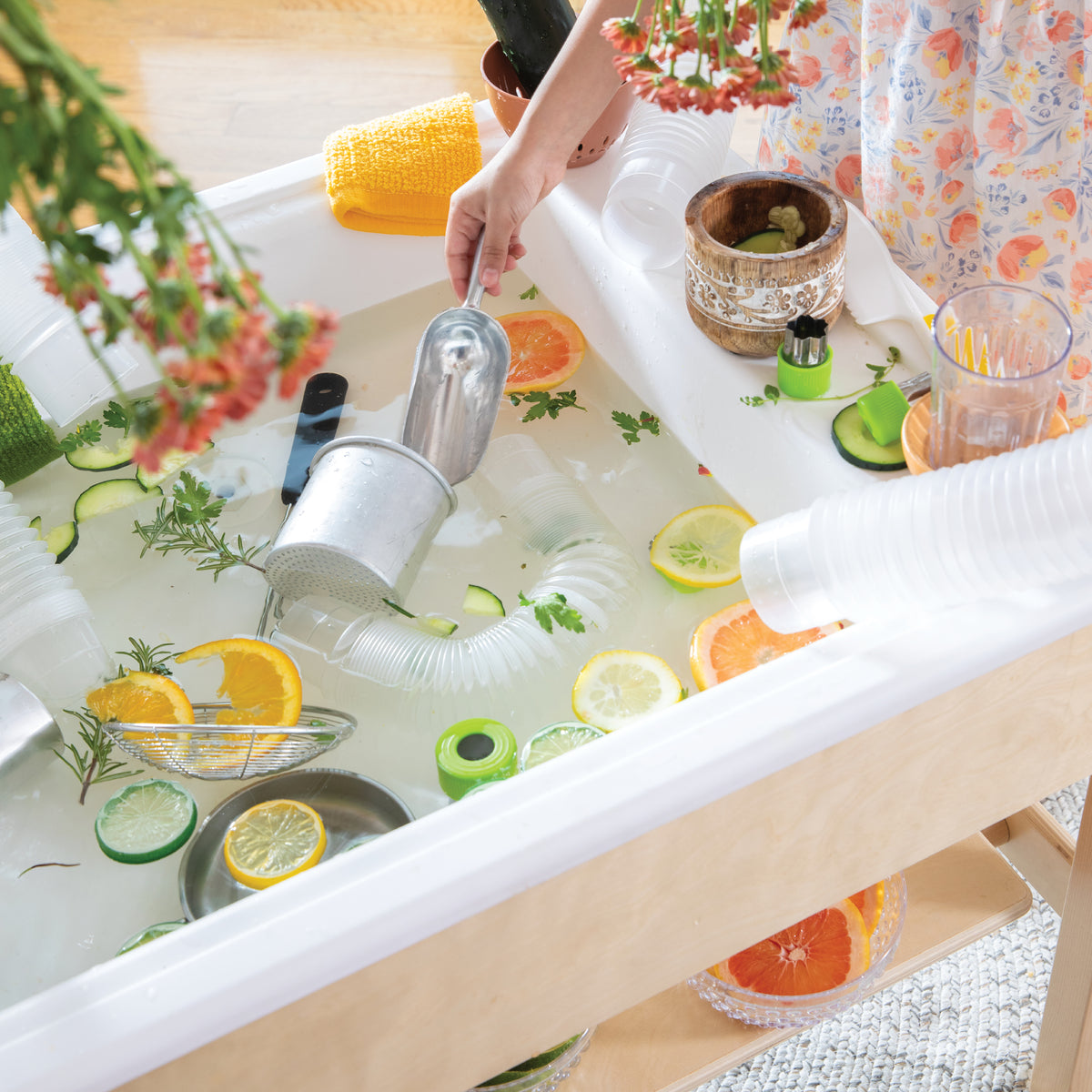 Guide Craft Sensory System - Table with Canopy, Tubes, Clips and Easel (Direct Shipping UK)