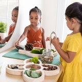 Guide Craft Loose Parts Organic Wooden Trays Set of 3 (Direct Shipping UK)