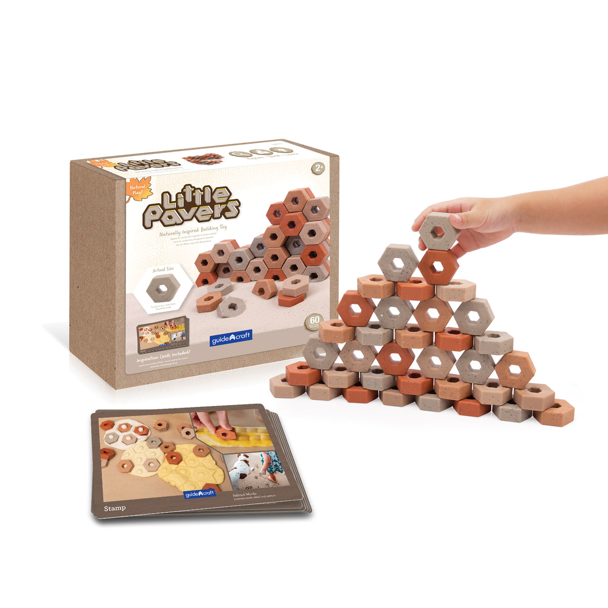 Guidecraft Little Pavers 60 pc set