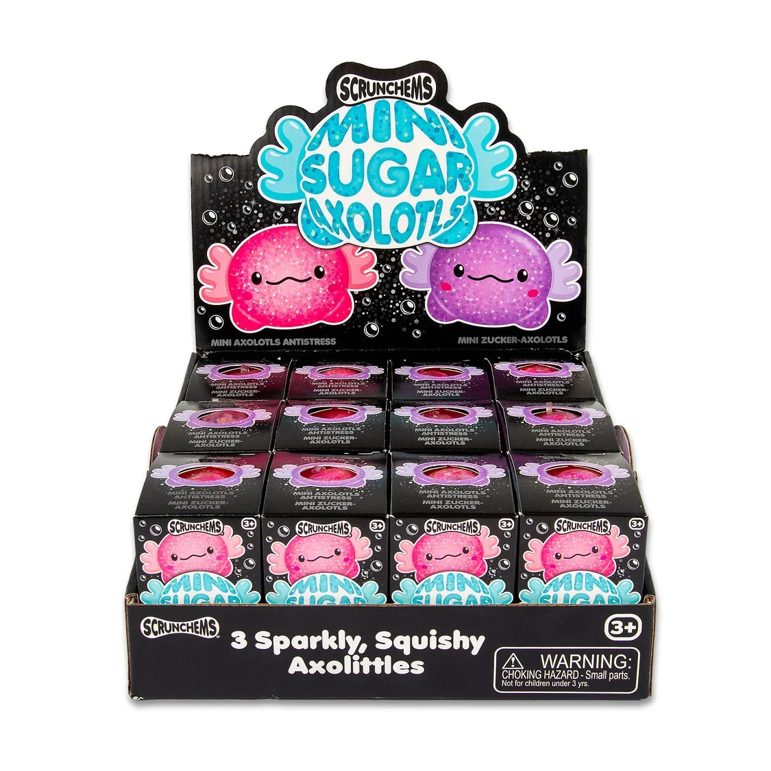 Scrunchems Mini Sugar Axolotls 3 Pack