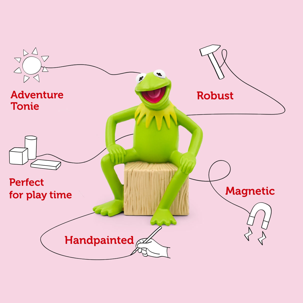 PRE - ORDER: Disney the Muppets Kermit the Frog Audio Classic Tonie Character - Available from 20/05/2025 - Little Whispers