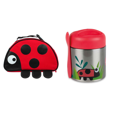 TUM TUM Insulated Lunch Bag and Thermal Food Flask Bundle - Little Whispers