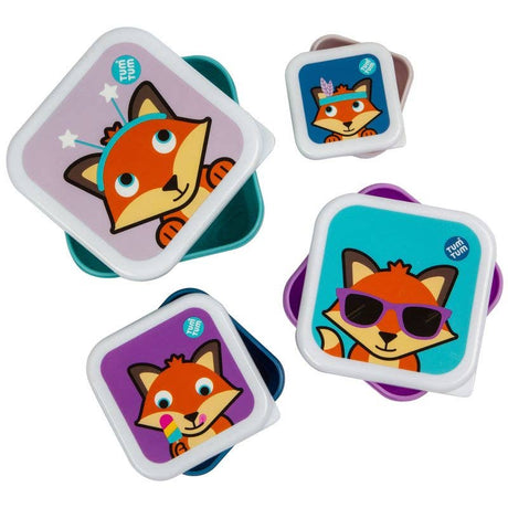 Tum Tum Nesting Snack Pots - Set of 4 - Felicity Fox - Little Whispers