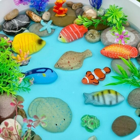 Yellow Door Fish Sensory Play Stones - Little Whispers
