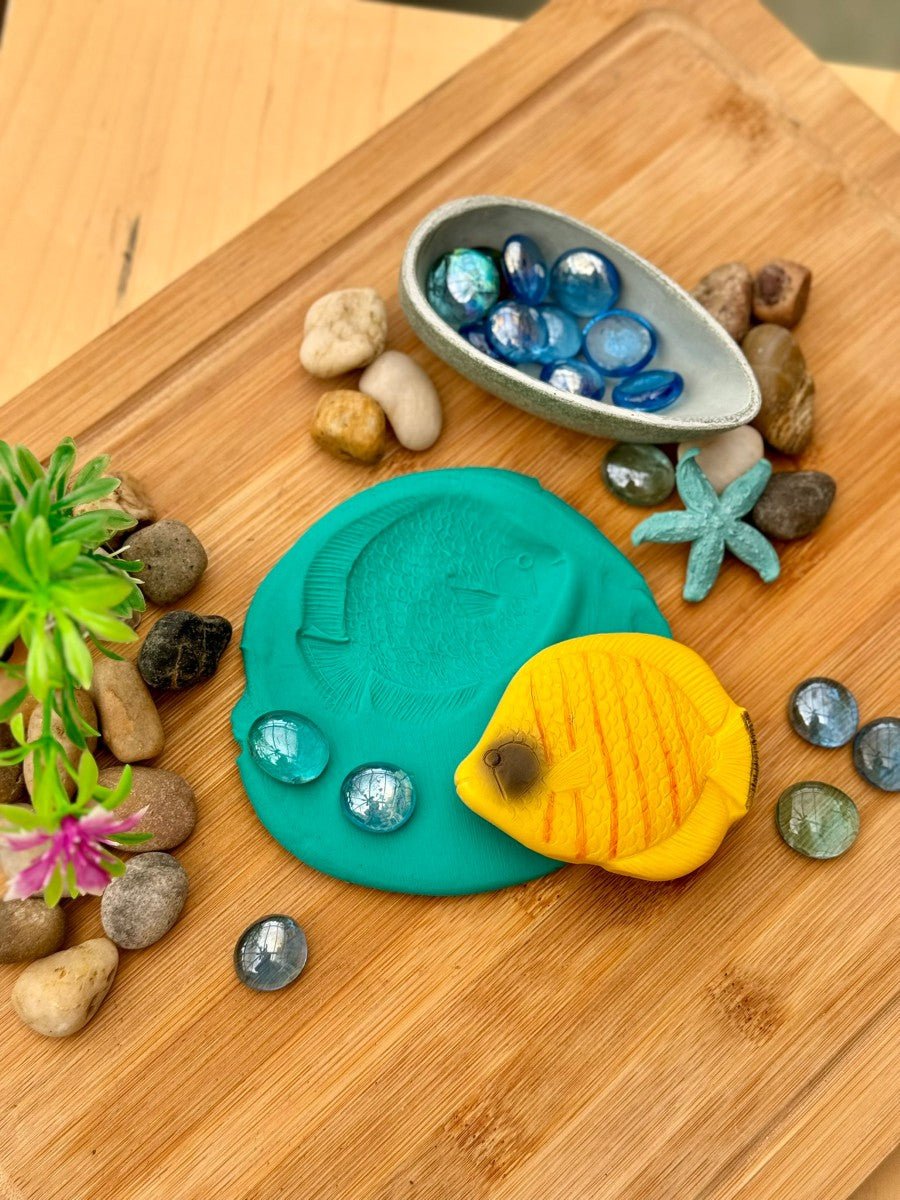 Yellow Door Fish Sensory Play Stones - Little Whispers
