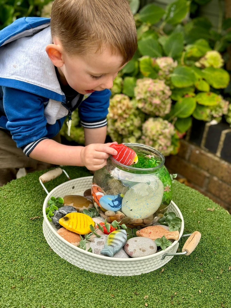 Yellow Door Fish Sensory Play Stones - Little Whispers