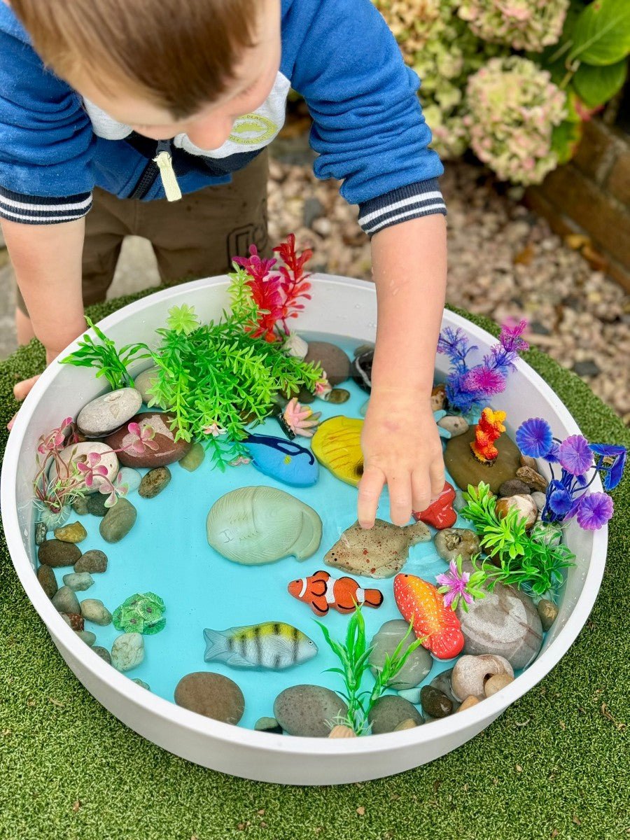Yellow Door Fish Sensory Play Stones - Little Whispers