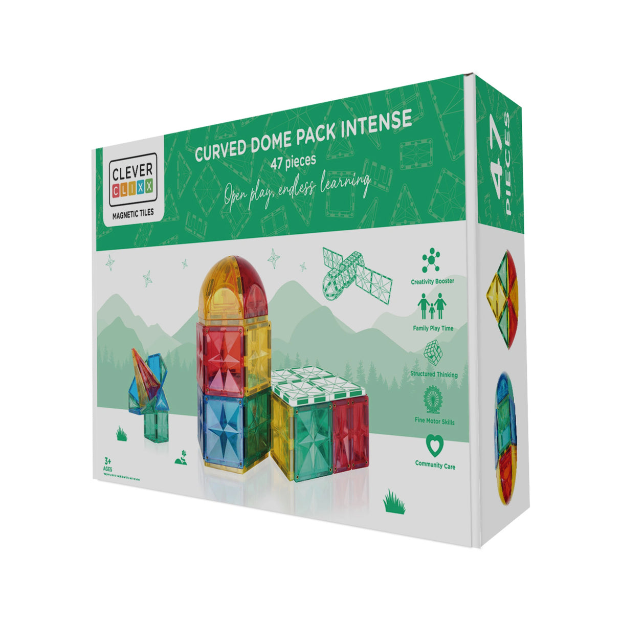CleverClixx Curved Dome Pack Intense 47 pieces