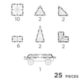 CleverClixx Wheels Pack Intense 25 Pieces