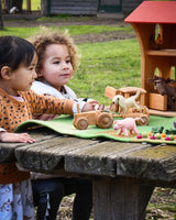Tara's Treasures  Felt Farm Animals Toys Set - Set of 10 Toys