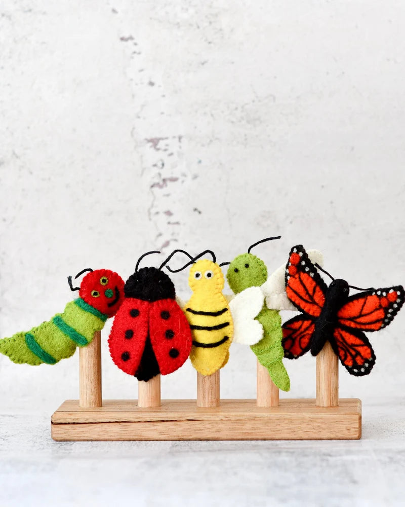 Tara's Treasures Insects and Bugs - Finger Puppet Set