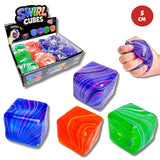 Swirl Cube Maltose - 5cm