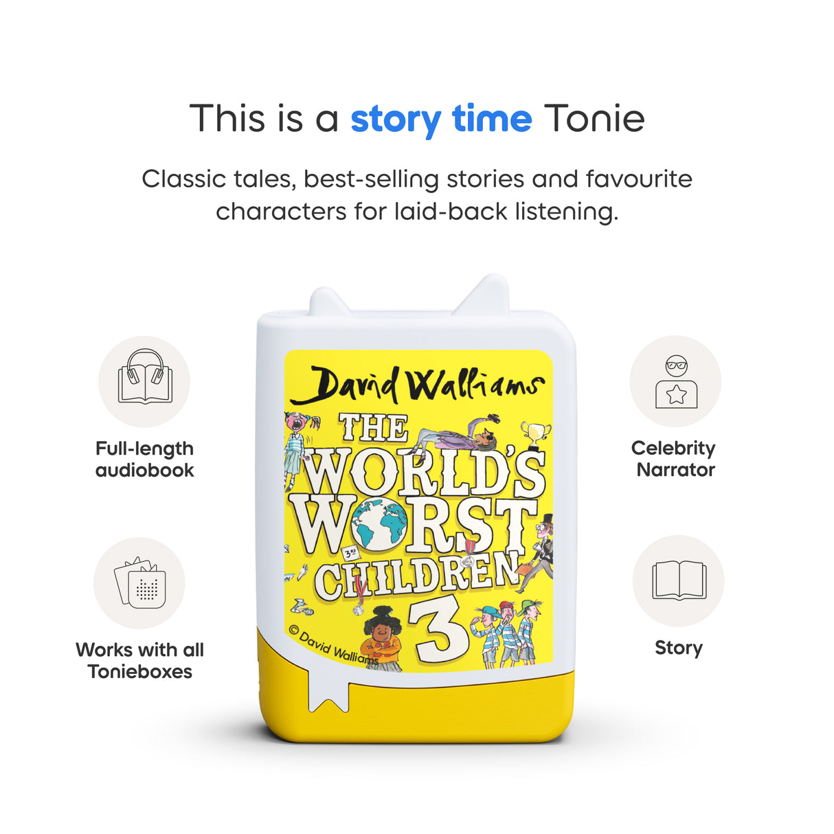 David Walliams: The World's Worst Children 3 Audiobook Tonie