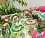 Yellow Door Who’s Hiding? Woodland Animals in play