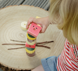 Yellow Door Sensory Play Stones – Threading Kebabs stacking
