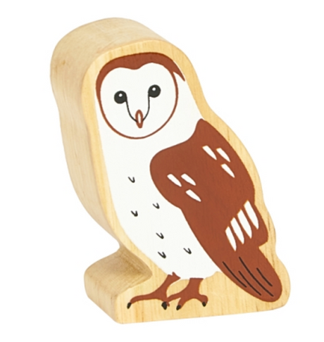 Lanka Kade Painted Wooden Owl