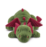 Borealis Blaze Dragon Luxury Plush Soft Toy front view