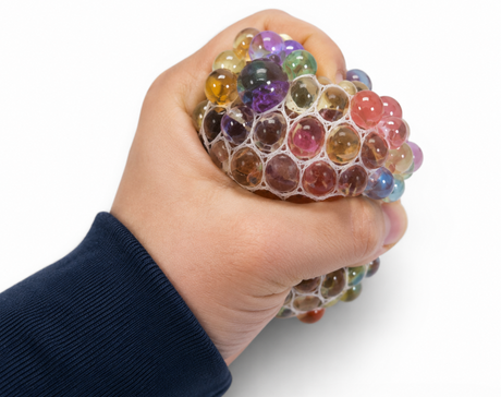 Mesh and Beads Sensory Squeeze Ball