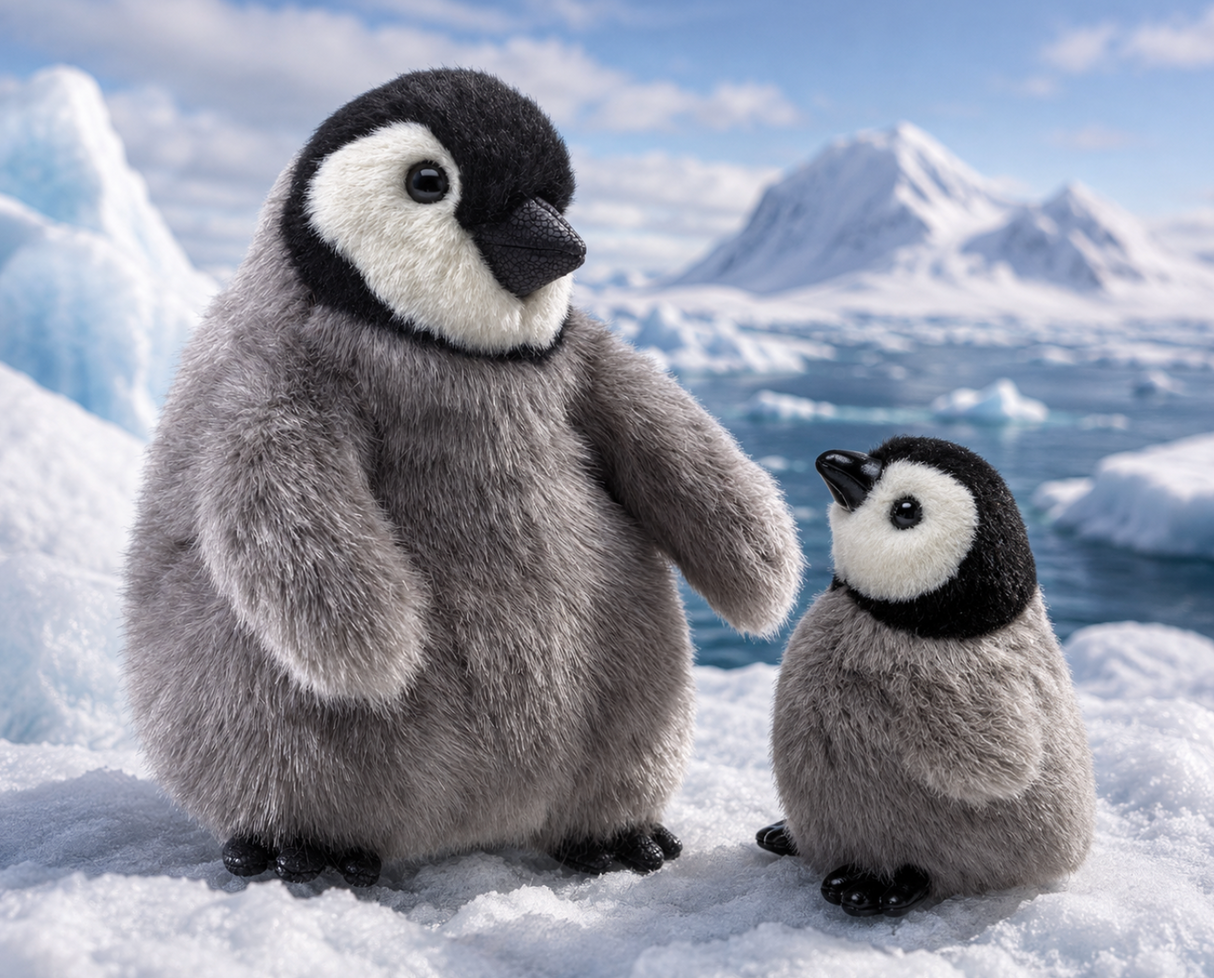 Folkmanis Penguin Hand and Finger Puppet