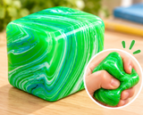 Sensory Swirl Squish Cube Maltose - Green