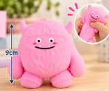 Squishy Sand Sensory Yeti Monster 9cm Pink