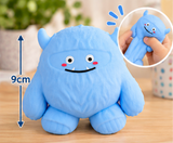 Squishy Sand Sensory Yeti Monster 9cm Blue