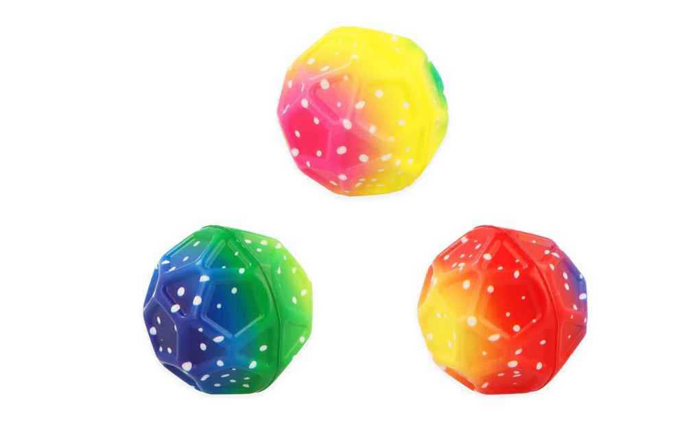 High Bounce Rainbow Space Ball 6.5cm
