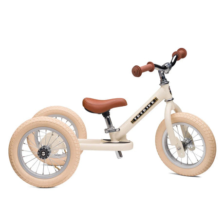 TryBike 2in 1 Balance Bike/Trike Matte, Cream