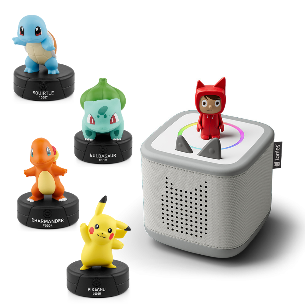 Toniebox 2 Pokemon Bundle with 4 Character Tonies