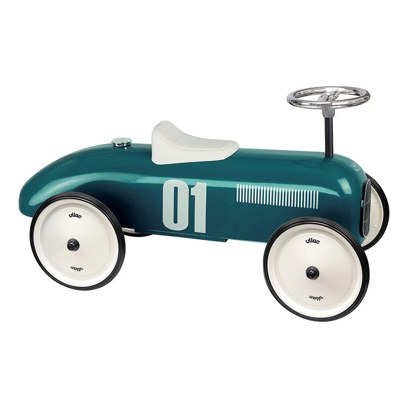 Vilac Classic Metal Racing Car Ride On
