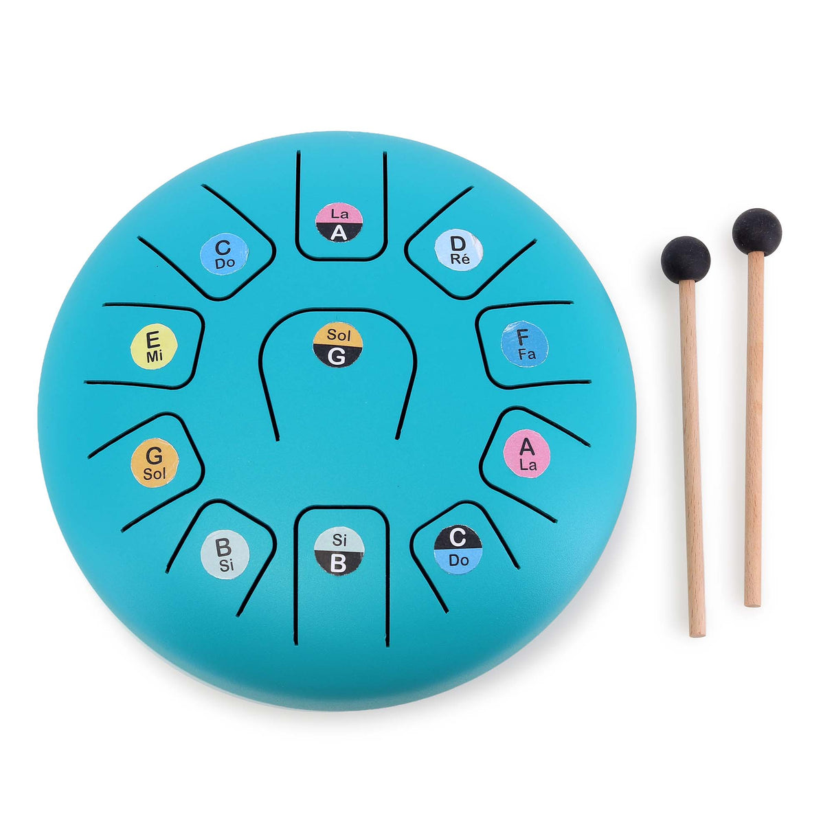 Vilac Teal Tongue Drum 8inch