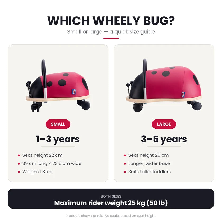 Wheelybug Ladybug Ride On (Direct Shipping)