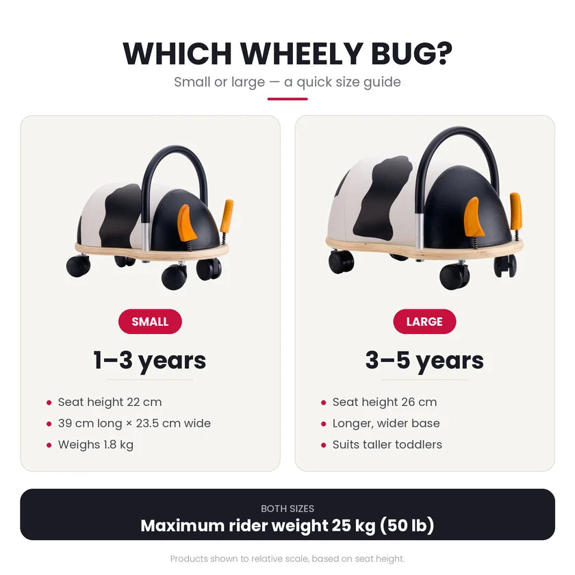 Wheelybug Cow Ride On (Direct Shipping)