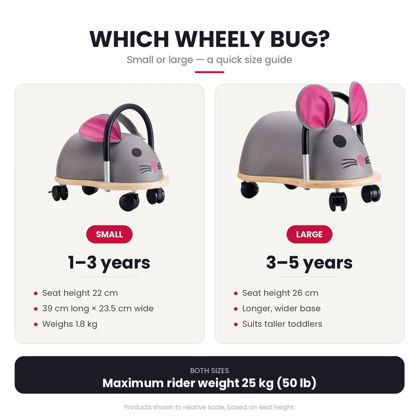 Wheelybug Mouse Ride On (Direct Shipping)