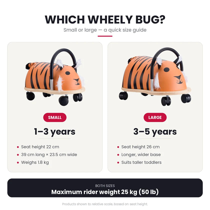 Wheelybug Tiger Ride On