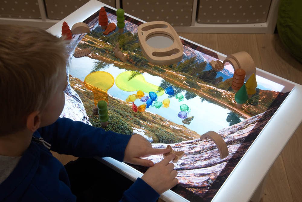 A2 Light Panel + Lake View Play Mat 73584P (Direct Shipping) - Little Whispers
