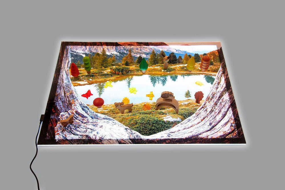 A2 Light Panel + Lake View Play Mat 73584P (Direct Shipping) - Little Whispers
