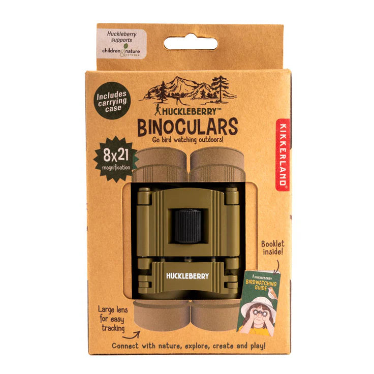 Huckleberry Binoculars, Carrying Case and Bird Watching Booklet