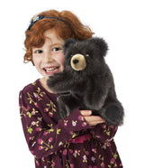 Folkmanis Baby Black Bear Hand Puppet