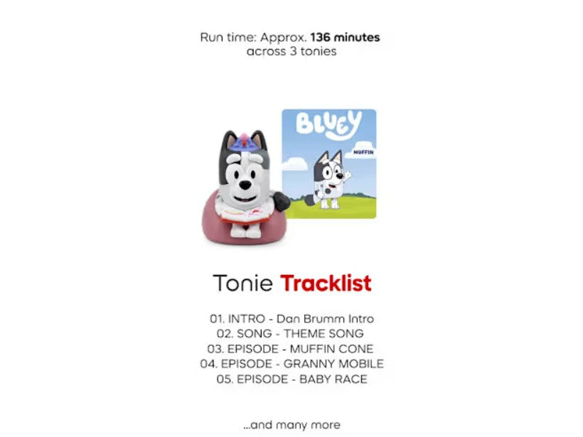Classic Tonie Multipack Bluey - Bluey, Bingo, Muffin